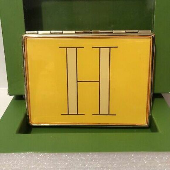 Kate Spade New York Yellow Initial H Id Holder by Lenox - Picture 1 of 4